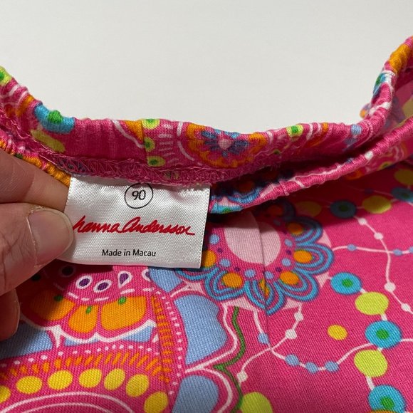 Hanna Andersson Lot Of 7 Girls Clothing Items Pants Pajamas Top Girl Sz EU90 US3 - Picture 14 of 14